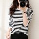 O-Neck Pullover Striped Casual Long-sleeved Knitted Sweater O-Neck Pullover Striped Casual Long-sleeved Knitted Sweater