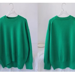 Oversized Sweaters Casual Autumn Warm Knit Women Jumper