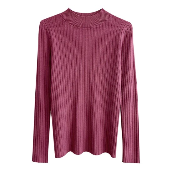 Sweater Slim Jumpers Knitted Solid Pullover Elegant Sweater Sweater Slim Jumpers Knitted Solid Pullover Elegant Sweater