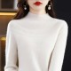 single-line hollow women's pullover O-neck sweater knitted solid color single-line hollow women's pullover O-neck sweater knitted solid color