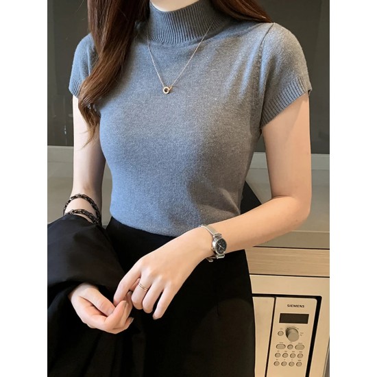 Casual Women Clothing Knitted Women Top Casual Women Clothing Knitted Women Top