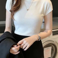 Casual Women Clothing Knitted Women Top