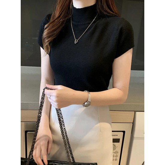 Casual Women Clothing Knitted Women Top Casual Women Clothing Knitted Women Top