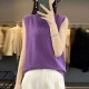 Cashmere Vest Pullover Indoor Sleeveless Sweater Cashmere Vest Pullover Indoor Sleeveless Sweater