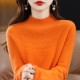 single-line hollow women's pullover O-neck sweater knitted solid color single-line hollow women's pullover O-neck sweater knitted solid color