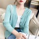 Cardigans Loose Solid Single Breasted V-neck Sweaters Fashion Cardigans Loose Solid Single Breasted V-neck Sweaters Fashion