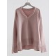 Knitted Sweater Pullovers Loose Casual Tops Jumpers Knitted Sweater Pullovers Loose Casual Tops Jumpers