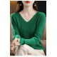Women Sweater Long Sleeve Top Knitted Pullover V-Neck Fashion Women Sweater Long Sleeve Top Knitted Pullover V-Neck Fashion