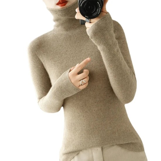 Women Sweater Turtleneck Slim Bottoming Shirt Pullovers Women Sweater Turtleneck Slim Bottoming Shirt Pullovers