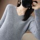 Women Sweater Long Sleeve Top Knitted Pullover V-Neck Fashion Women Sweater Long Sleeve Top Knitted Pullover V-Neck Fashion