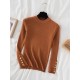 pullovers casual autumn button o-neck chic sweater pullovers casual autumn button o-neck chic sweater