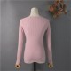 Pullover V-Neck Minimalist Bottoming Pink Tops Multi Colors Pullover V-Neck Minimalist Bottoming Pink Tops Multi Colors
