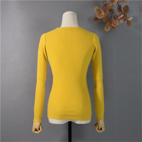 Pullover V-Neck Minimalist Bottoming Pink Tops Multi Colors Pullover V-Neck Minimalist Bottoming Pink Tops Multi Colors