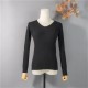 Pullover V-Neck Minimalist Bottoming Pink Tops Multi Colors Pullover V-Neck Minimalist Bottoming Pink Tops Multi Colors