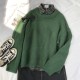 Dark Green Round Neck Pullover Sweater Long Sleeve Pullovers Jumper Dark Green Round Neck Pullover Sweater Long Sleeve Pullovers Jumper
