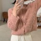 Knitwear Knitted Button Cardigans Short Minimalist Vintage Elegant Ladies Tops Knitwear Knitted Button Cardigans Short Minimalist Vintage Elegant Ladies Tops