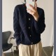 Knitwear Knitted Button Cardigans Short Minimalist Vintage Elegant Ladies Tops Knitwear Knitted Button Cardigans Short Minimalist Vintage Elegant Ladies Tops