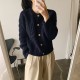 Knitwear Knitted Button Cardigans Short Minimalist Vintage Elegant Ladies Tops Knitwear Knitted Button Cardigans Short Minimalist Vintage Elegant Ladies Tops