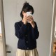 Knitwear Knitted Button Cardigans Short Minimalist Vintage Elegant Ladies Tops Knitwear Knitted Button Cardigans Short Minimalist Vintage Elegant Ladies Tops