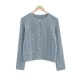 Knitwear Knitted Button Cardigans Short Minimalist Vintage Elegant Ladies Tops Knitwear Knitted Button Cardigans Short Minimalist Vintage Elegant Ladies Tops
