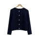 Knitwear Knitted Button Cardigans Short Minimalist Vintage Elegant Ladies Tops Knitwear Knitted Button Cardigans Short Minimalist Vintage Elegant Ladies Tops