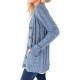 Cardigan Long Sleeve Plus Size Pocket Ribbed Knitted Sweater Cardigan Long Sleeve Plus Size Pocket Ribbed Knitted Sweater