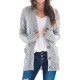 Cardigan Long Sleeve Plus Size Pocket Ribbed Knitted Sweater Cardigan Long Sleeve Plus Size Pocket Ribbed Knitted Sweater