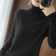 Turtleneck sweater jumpers knit long sleeve thick loose pullover Turtleneck sweater jumpers knit long sleeve thick loose pullover