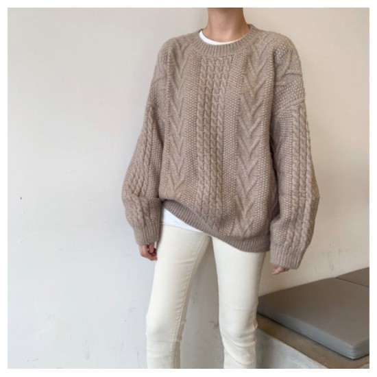 Sweaters Pullovers Minimalist Knitting Elegant Casual Loose Ladies Vintage Tops Sweaters Pullovers Minimalist Knitting Elegant Casual Loose Ladies Vintage Tops