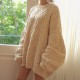 Pullovers Sweater Oversize Knitted Lantern Sleeve Solid Minimalist Knitwear Pullovers Sweater Oversize Knitted Lantern Sleeve Solid Minimalist Knitwear