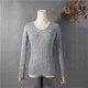 Pullover V-Neck Minimalist Bottoming Pink Tops Multi Colors Pullover V-Neck Minimalist Bottoming Pink Tops Multi Colors