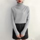 Knitted Turtleneck Long Sleeve Pullover Female Jumper Green Knitwear Knitted Turtleneck Long Sleeve Pullover Female Jumper Green Knitwear