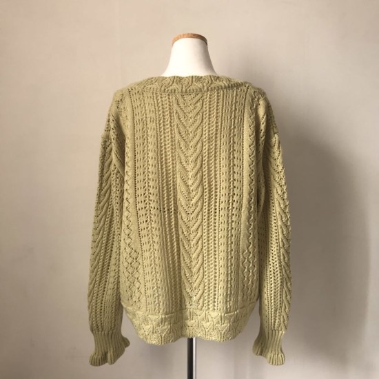 Knit Cardigans V-Neck Knit Tops Long Sleeve Flare Hollow Out Cardigan Knit Cardigans V-Neck Knit Tops Long Sleeve Flare Hollow Out Cardigan