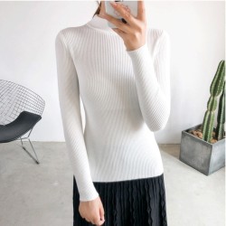 Women Pullovers Sweater Knitted Elasticity Casual