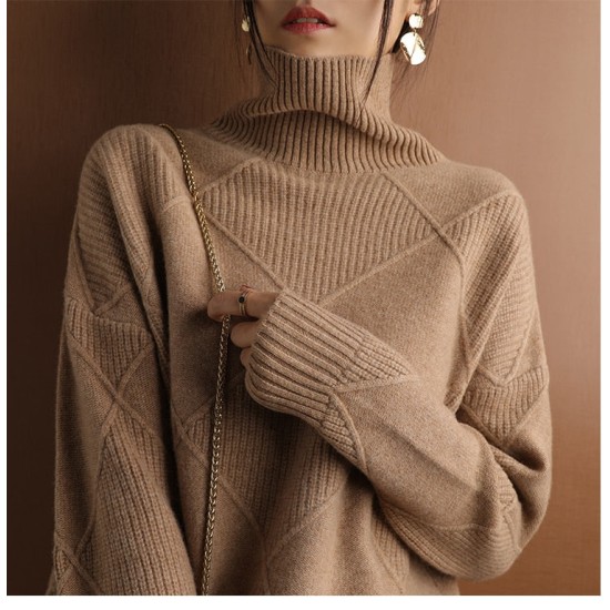 sweater women turtleneck sweater pure color knitted turtleneck pullover sweater women turtleneck sweater pure color knitted turtleneck pullover