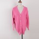 V-neck Lantern Sleeve Cardigan Women Knitted Basic Oversize Sweater V-neck Lantern Sleeve Cardigan Women Knitted Basic Oversize Sweater