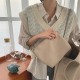 Sweaters Pullover Sleeveless Vest Waistcoat Oversized Checkered Knitwear Sweaters Pullover Sleeveless Vest Waistcoat Oversized Checkered Knitwear