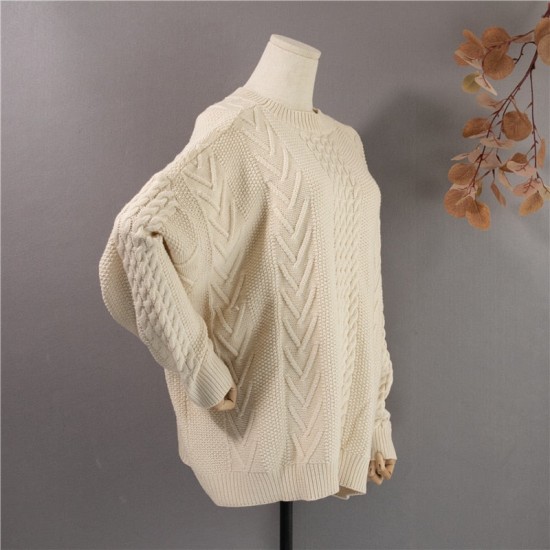 Sweaters Pullovers Minimalist Knitting Elegant Casual Loose Ladies Vintage Tops Sweaters Pullovers Minimalist Knitting Elegant Casual Loose Ladies Vintage Tops