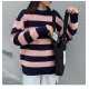Casual Woman Pullovers Striped Jumper Warm Sweaters Casual Woman Pullovers Striped Jumper Warm Sweaters