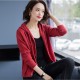 Casual Hooded Thin Knitted Sweater Female Loose Cardigans Coat Casual Hooded Thin Knitted Sweater Female Loose Cardigans Coat