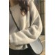 Women's Sweaters Pullovers Minimalist Oversize Pink Solid Lady Jumpers Women's Sweaters Pullovers Minimalist Oversize Pink Solid Lady Jumpers