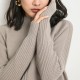 Vertical Stripe Women Sweaters Thick Warm Cashmere Turtleneck Vertical Stripe Women Sweaters Thick Warm Cashmere Turtleneck