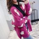 Cardigan Sweater Loose Oversize Women Long Sleeve Knitted Coat Jacket Cardigan Sweater Loose Oversize Women Long Sleeve Knitted Coat Jacket