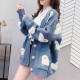 Cardigan Sweater Loose Oversize Women Long Sleeve Knitted Coat Jacket Cardigan Sweater Loose Oversize Women Long Sleeve Knitted Coat Jacket