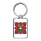 Beautiful Bohemian Cat   Rectangle Keychain