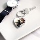 Japanese warrior catches a large fish Heart Keychain Japanese warrior catches a large fish Heart Keychain