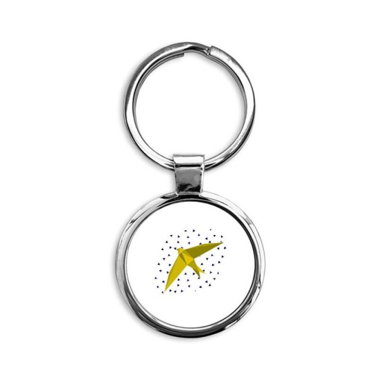 Decca flight – Yellow Circle Keychain Decca flight – Yellow Circle Keychain