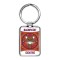 Beautiful， Colorful， Bohemian Cat   Rectangle Keychain