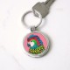 Beautiful Bright Parrot Circle Keychain Beautiful Bright Parrot Circle Keychain