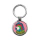 Beautiful Bright Parrot Circle Keychain Beautiful Bright Parrot Circle Keychain
